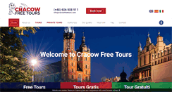Desktop Screenshot of cracowfreetours.com